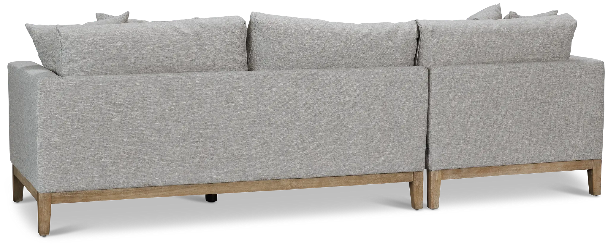 Emma Gray Fabric Left Chaise Sectional Emma Gray Fabric Left Chaise Sectional