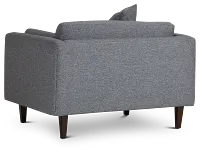 Casen Dark Gray Fabric Chair