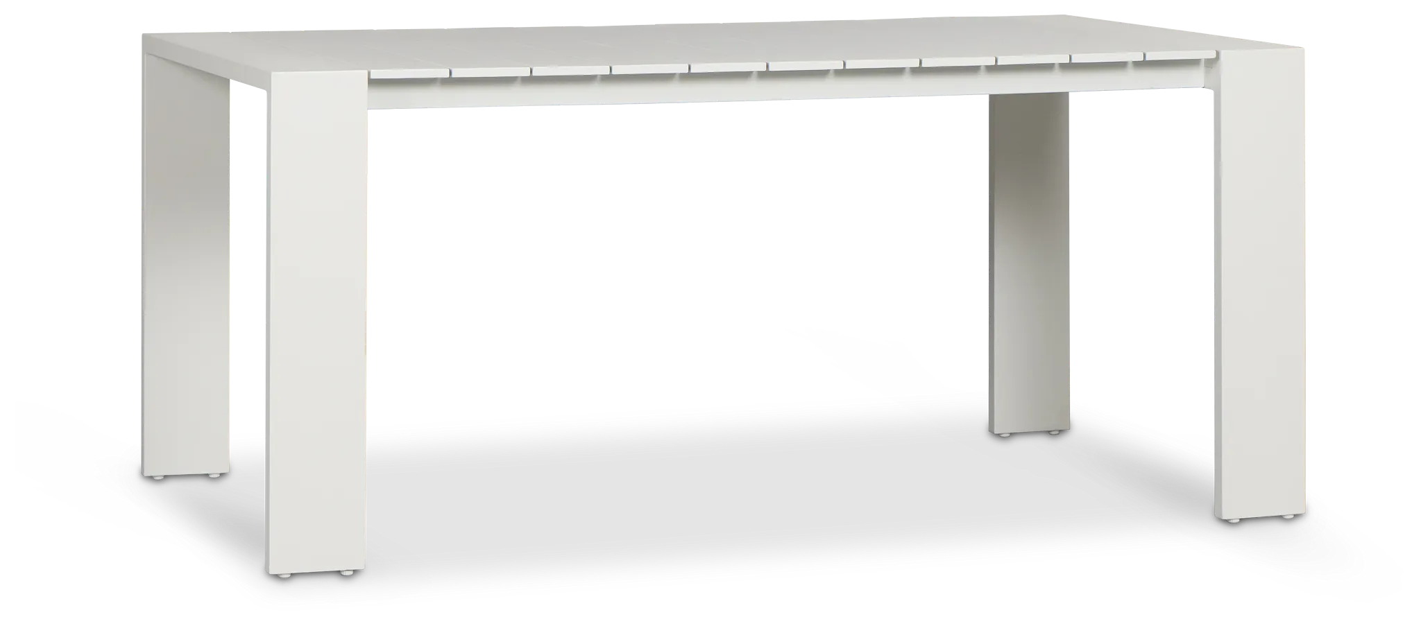 Sunrise White 65" Rectangular Table