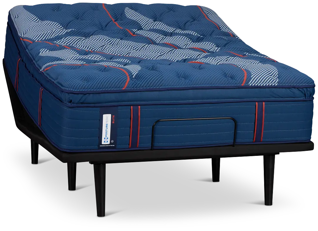 Posturepedic Elite Spring Albany 2 Soft Ease Adjustable Mattress Set Posturepedic Elite Spring Albany 2 Soft Ease Adjustable Mattress Set