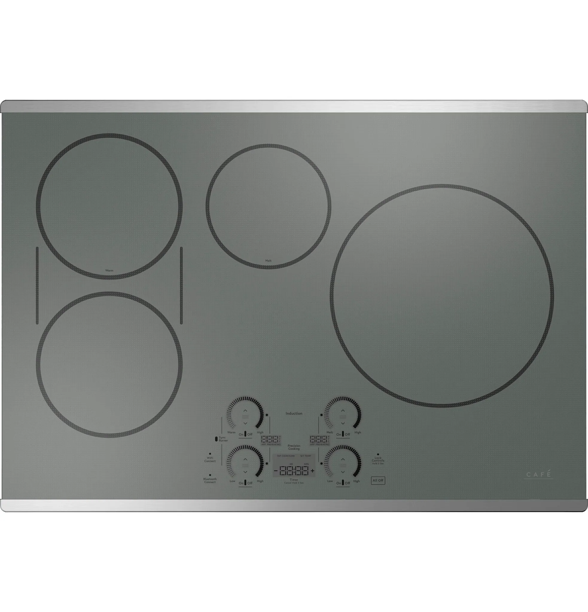 Cafe 90302 Series Stainless Steel 30" Induction Cook Top