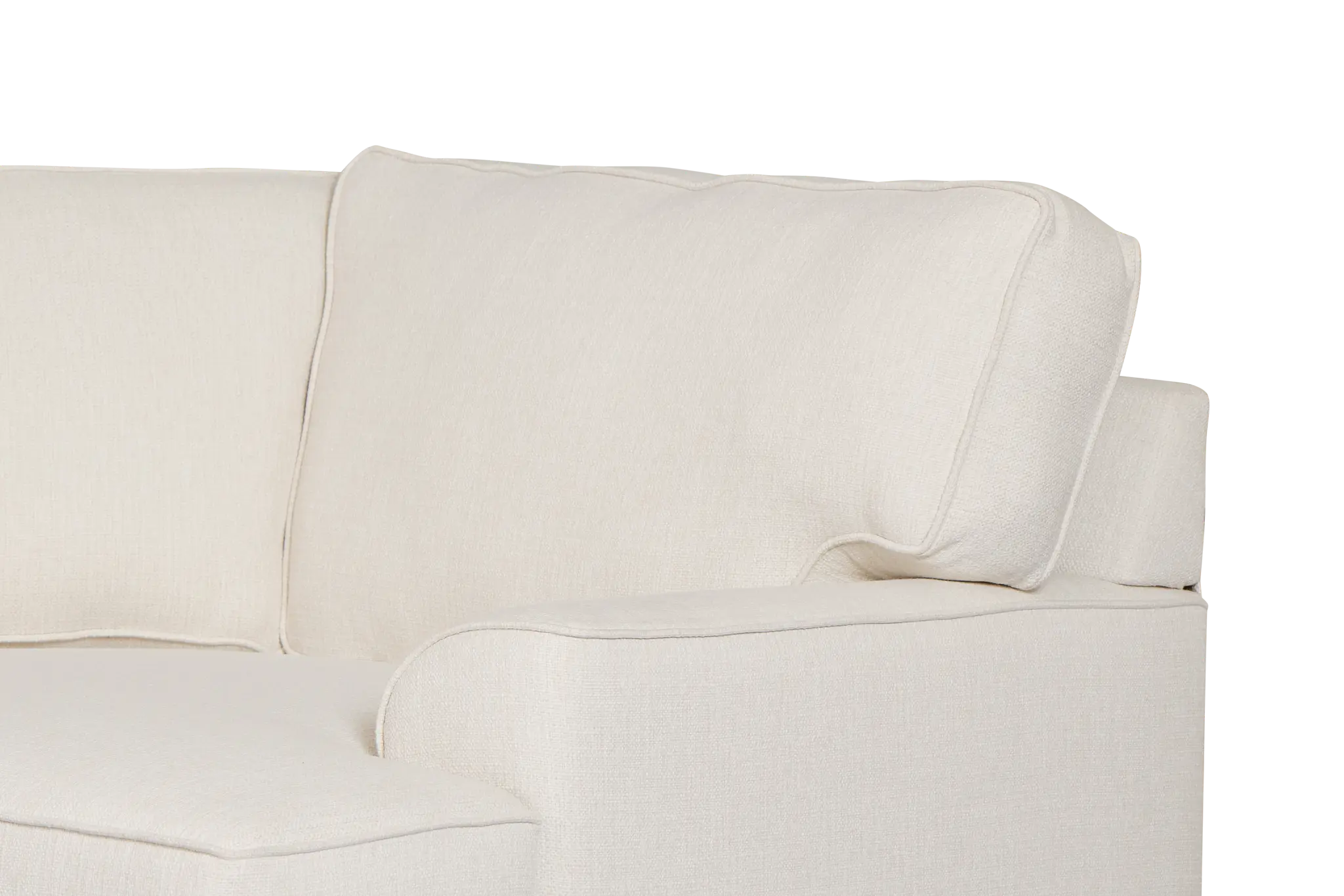 Sinclair Light Beige Fabric Right Cuddler Memory Foam Sleeper Sectional Sinclair Light Beige Fabric Right Cuddler Memory Foam Sleeper Sectional