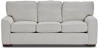 Austin White Fabric Sofa