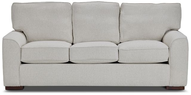 Austin White Fabric Sofa