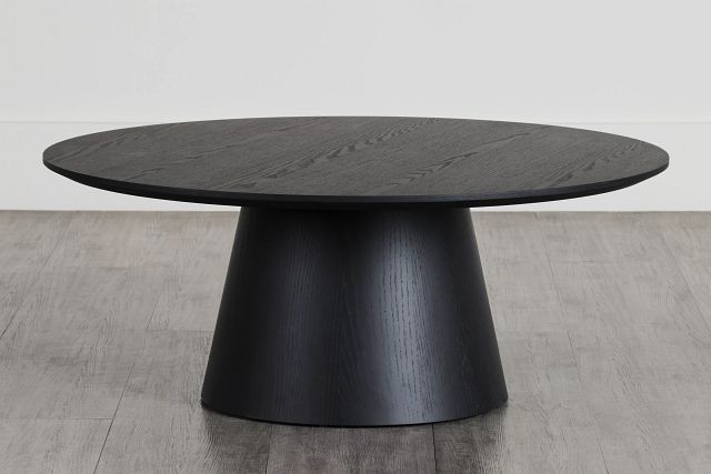 Nomad Black Round Coffee Table