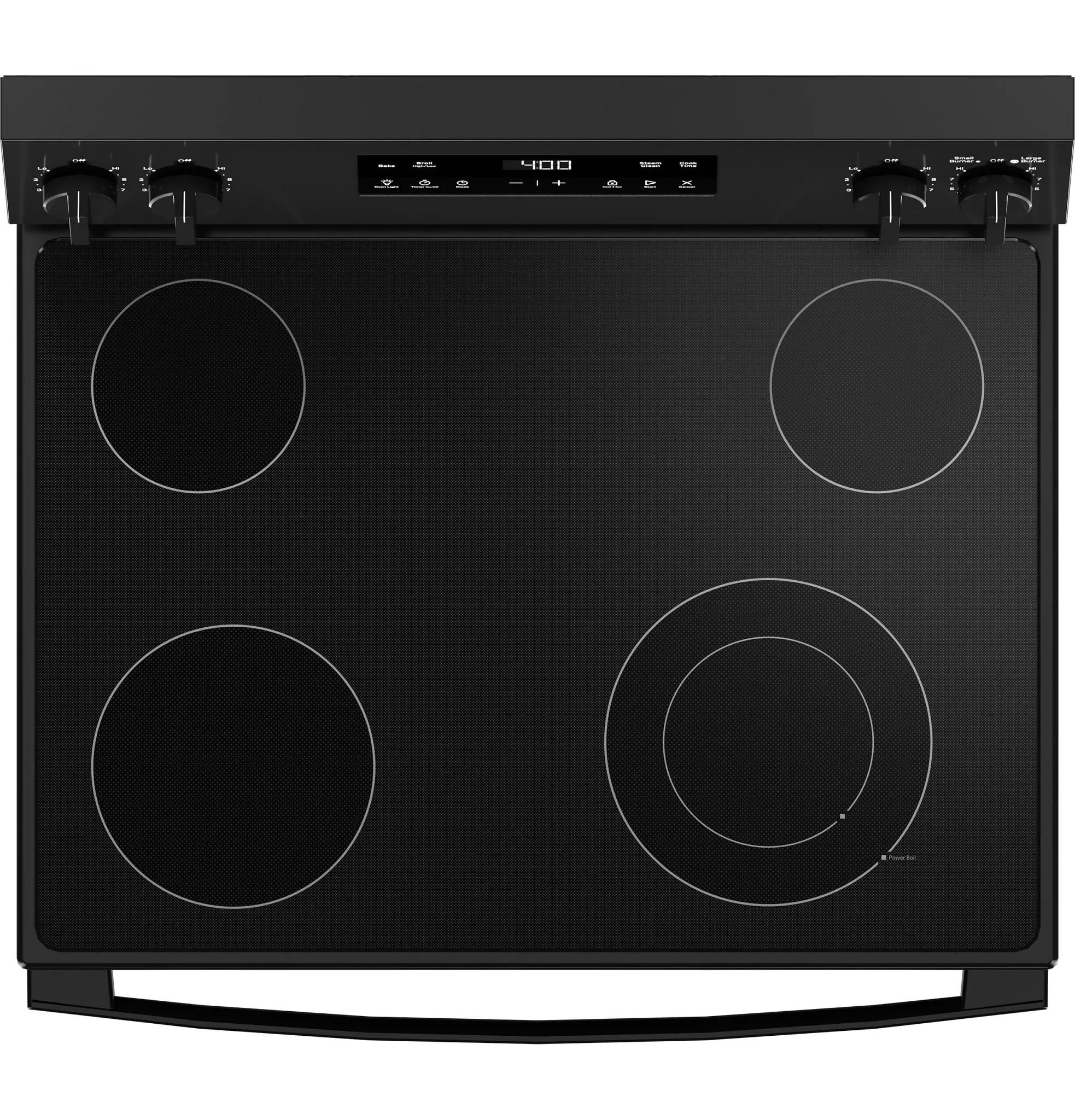Ge 400 Series Black 30" Electric Range