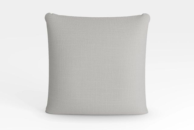 Haven White Fabric 20" Accent Pillow (1)