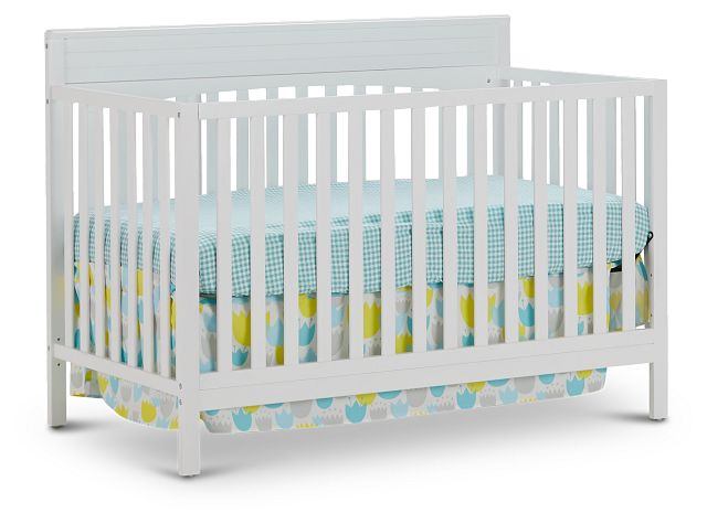 Parker White 4-in-1 Crib