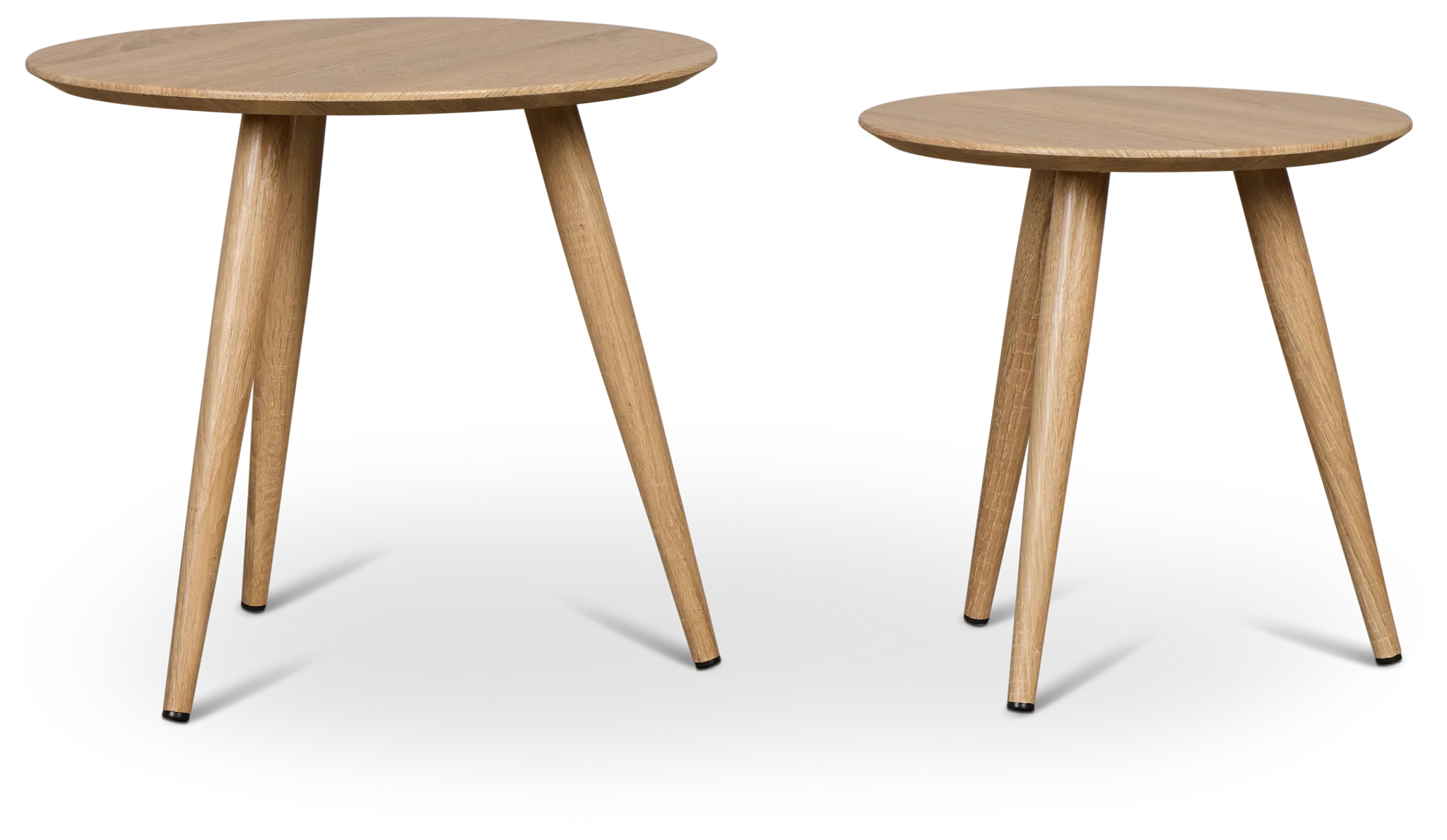 Avon Light Tone Round Bunching End Table