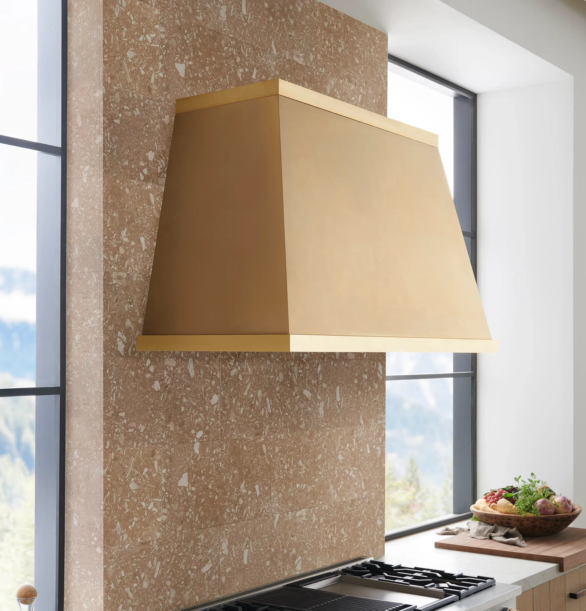 Monogram 53 Series Gold 53" Ductless Vent Hood
