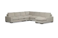 Edgewater Peyton Beige Large Right Chaise Sectional
