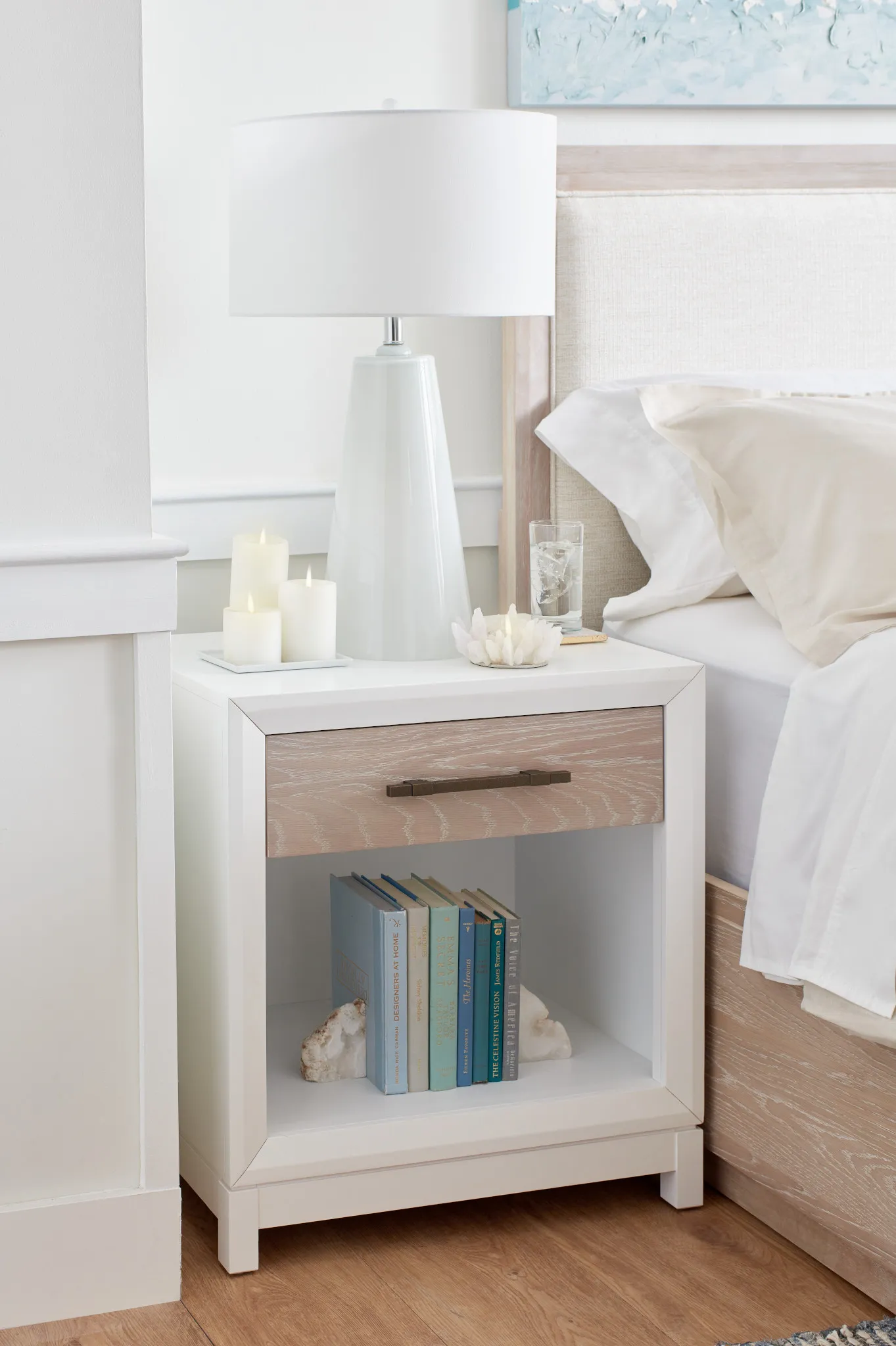 Boca Grande Two-tone 1-drawer Nightstand