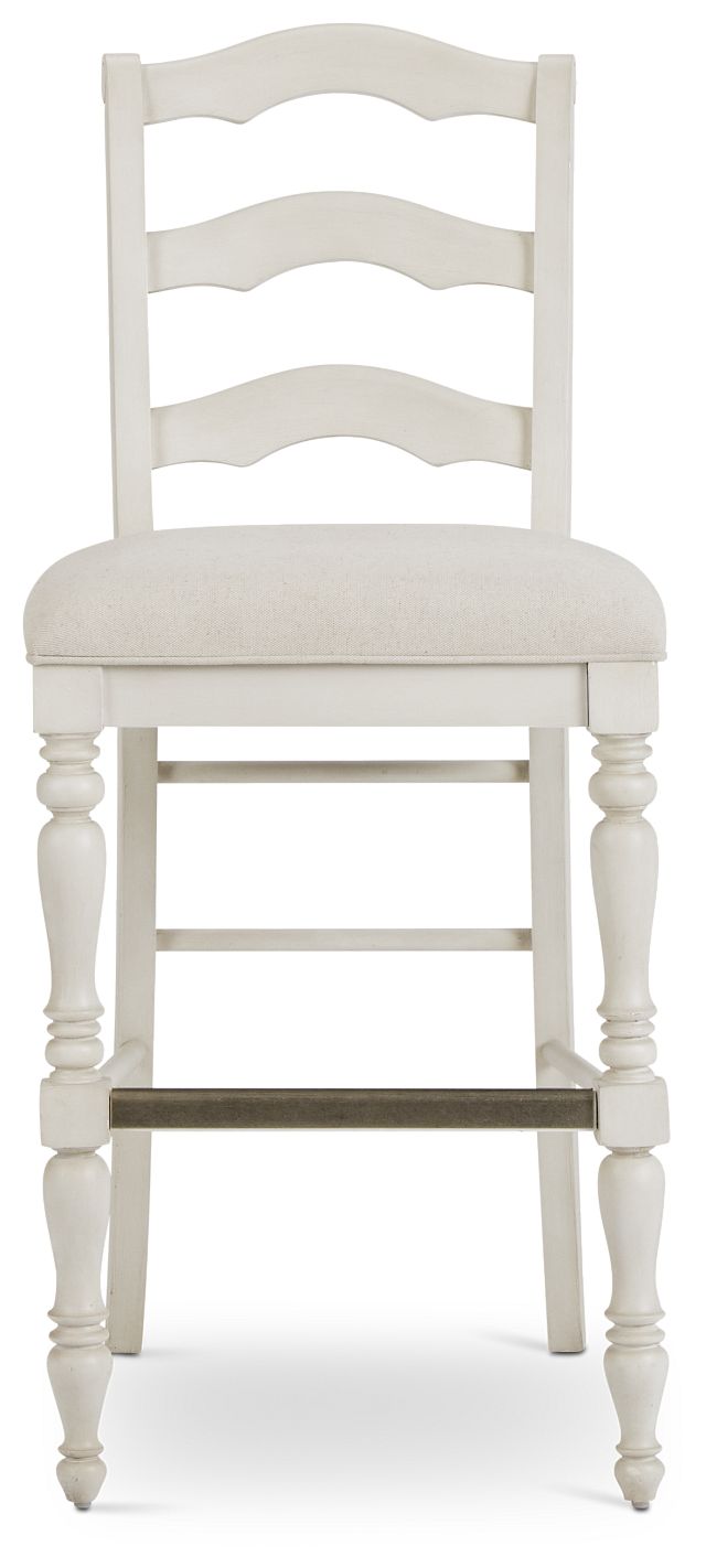 Savannah Ivory 30" Wood Barstool