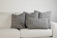Sutt Gray 24" Accent Pillow