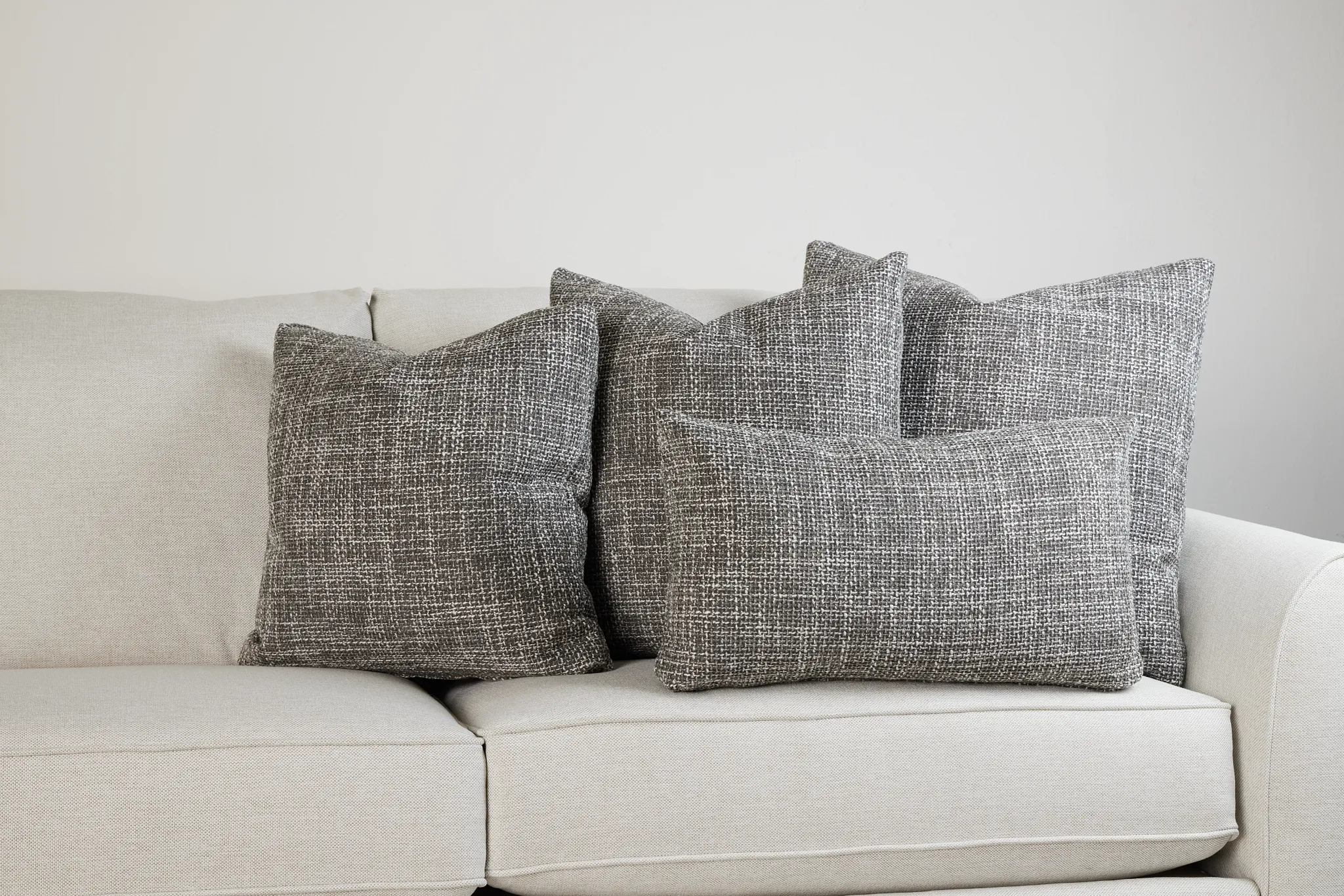 Sutt Gray 24" Accent Pillow