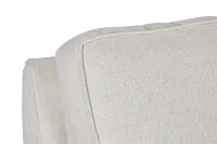 Andie White Fabric Left Chaise Sectional