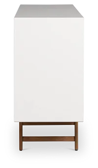 Flynn White Credenza