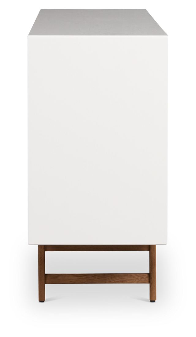 Flynn White Credenza