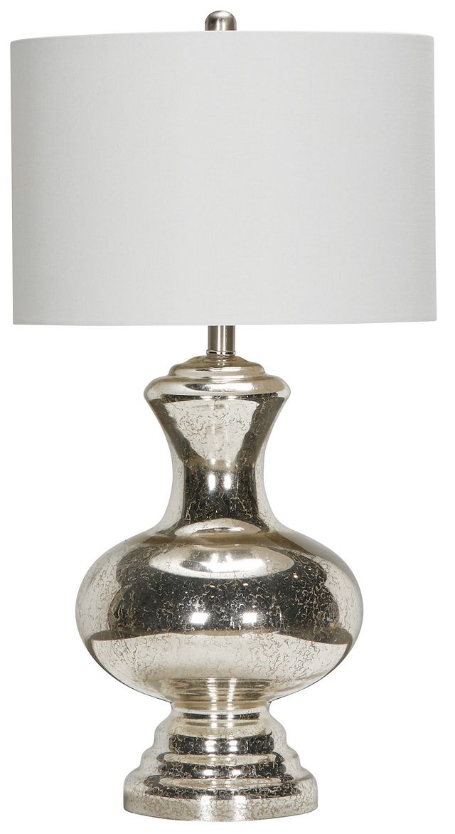 Suki Silver Glass Table Lamp