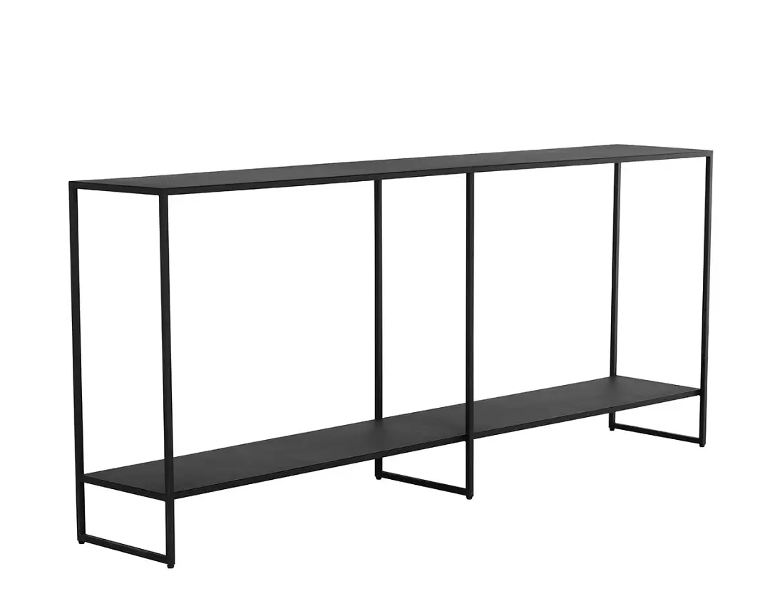 Durham Black Console Table Durham Black Console Table