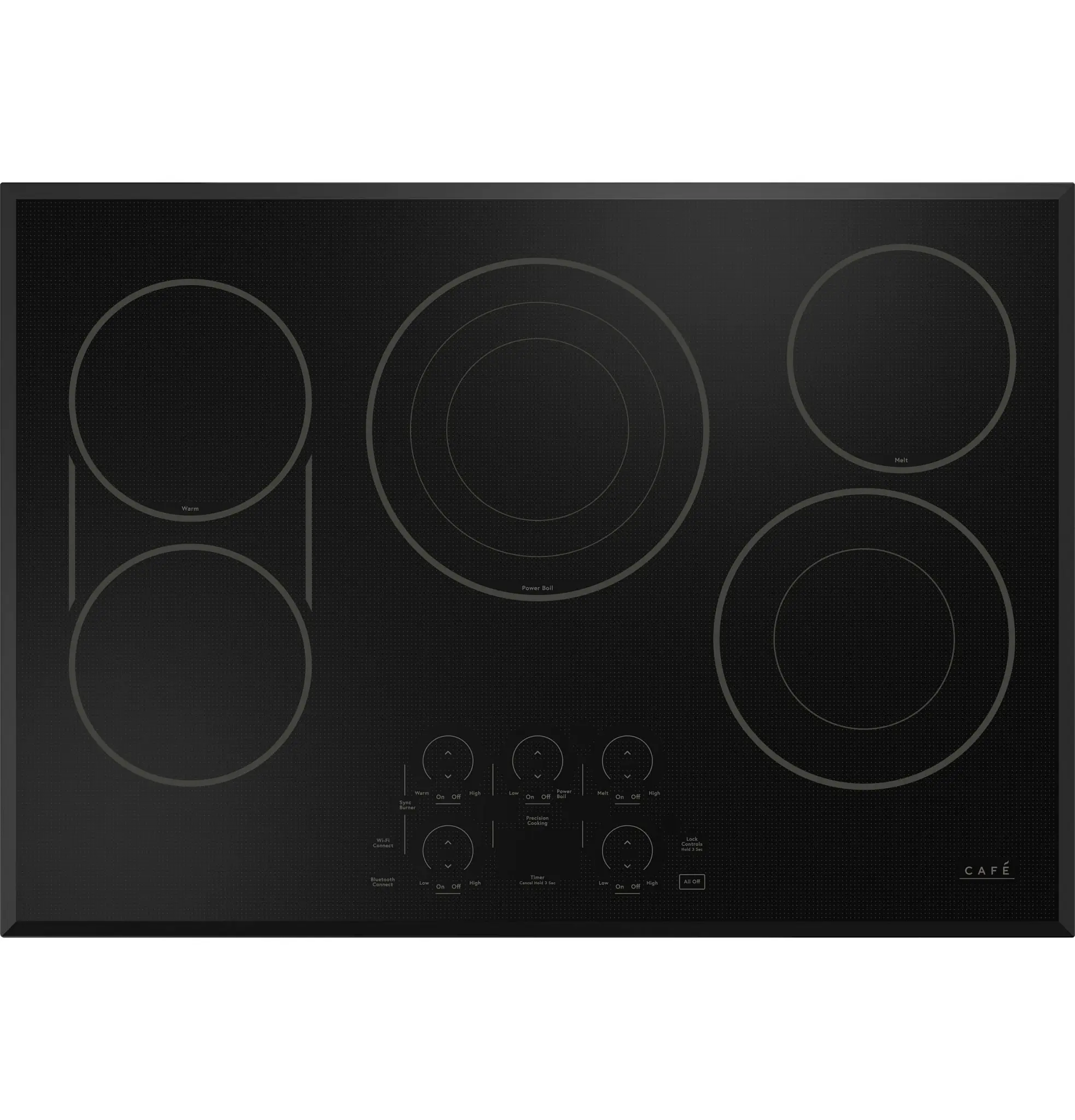 Cafe 90301 Series Black 30" Electric Cook Top Cafe 90301 Series Black 30" Electric Cook Top