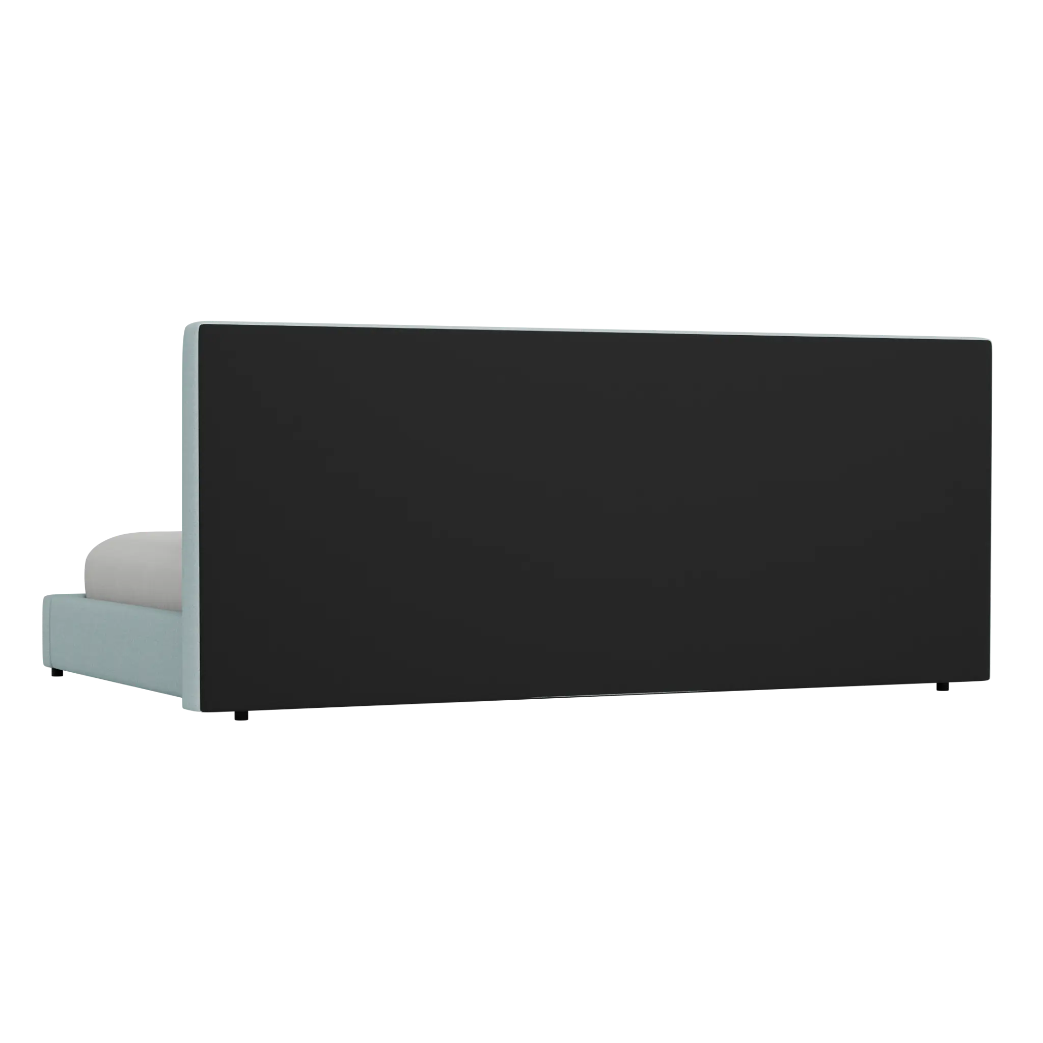 Grayton Elite Light Blue 54" Upholstered Platform Bed Grayton Elite Light Blue 54" Upholstered Platform Bed