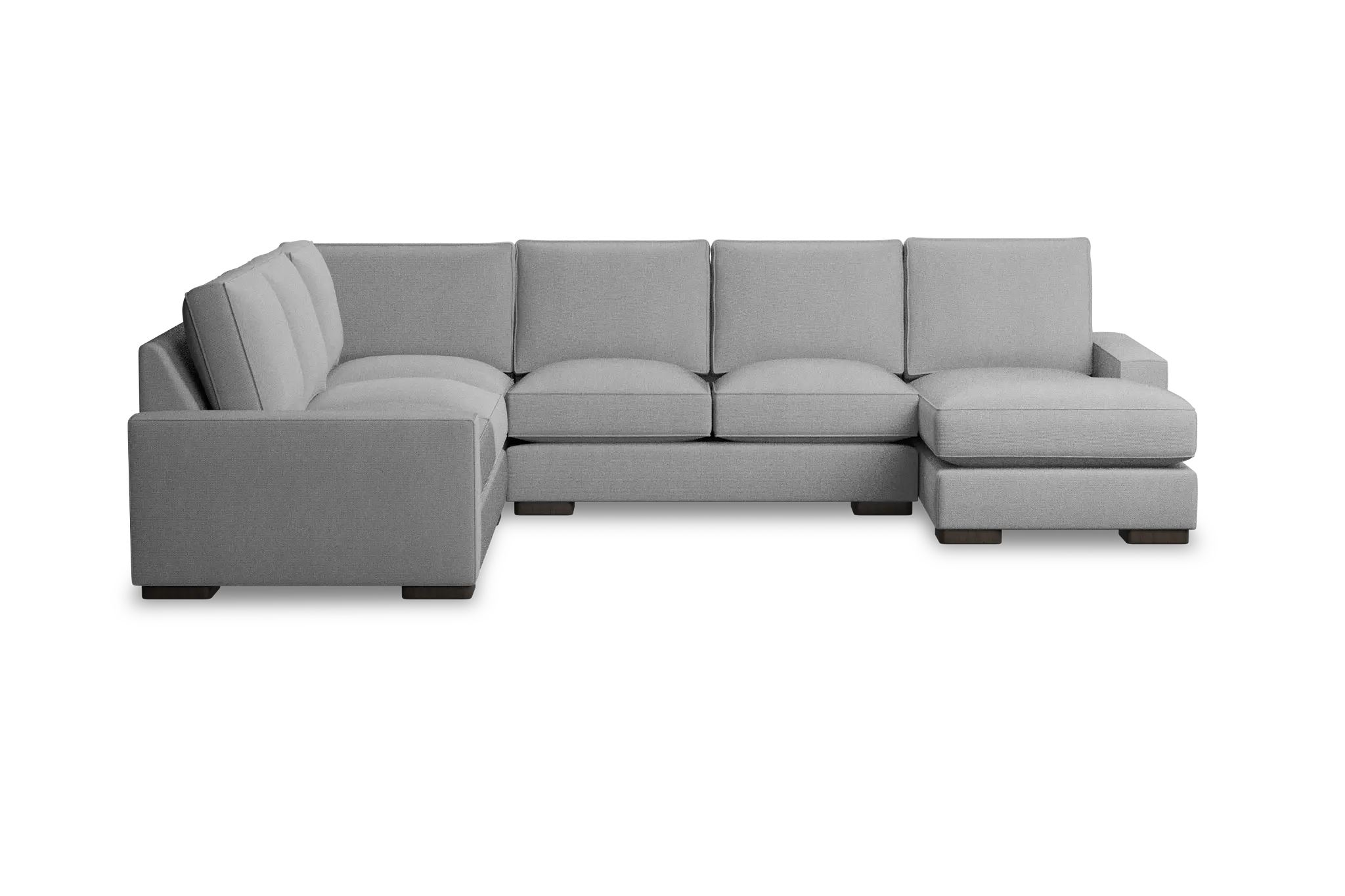 Edgewater Delray Light Gray Medium Right Chaise Sectional Edgewater Delray Light Gray Medium Right Chaise Sectional