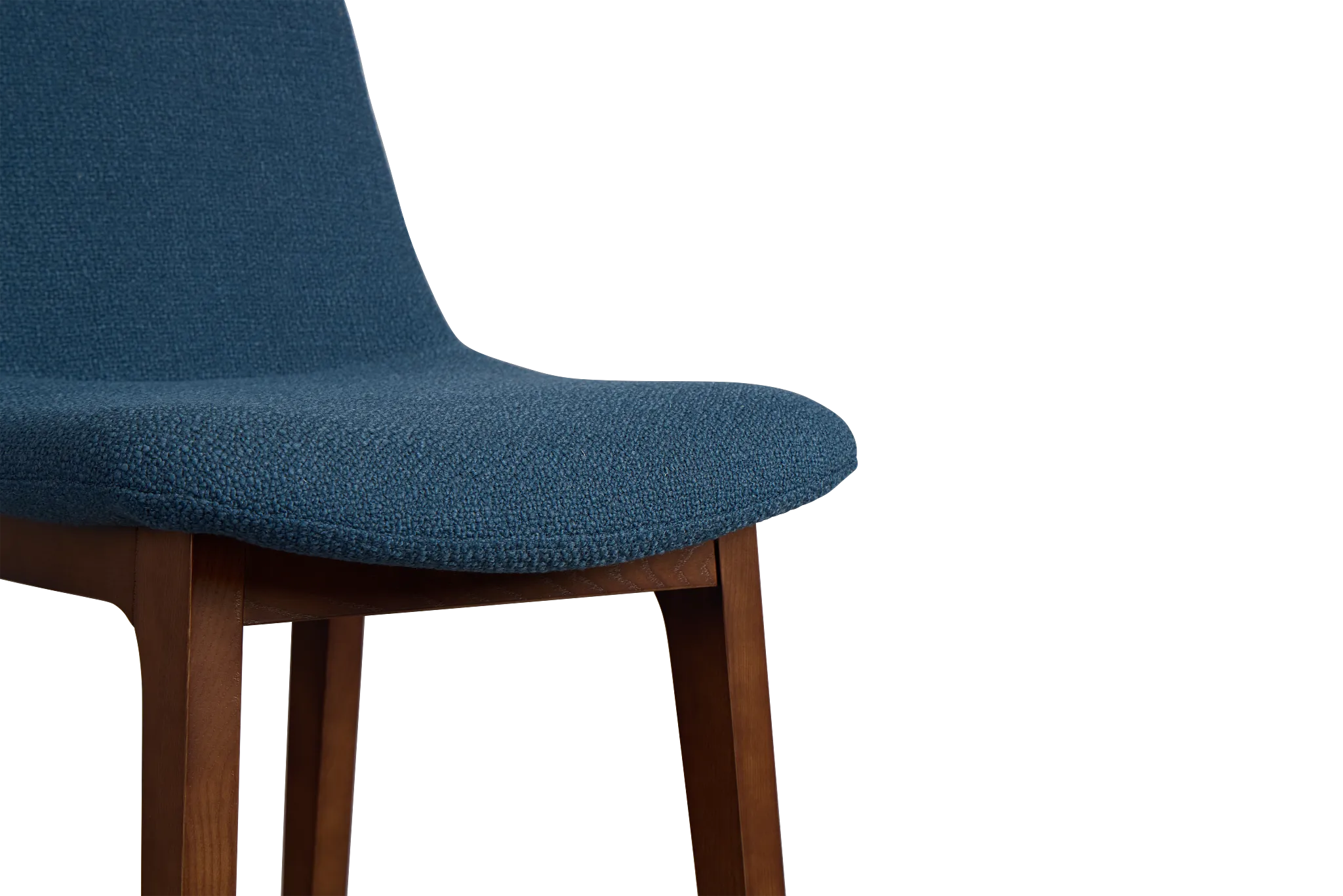 Hamilton Dark Blue Fabric Upholstered Side Chair