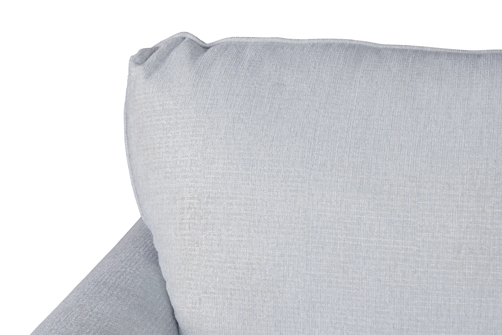 Avalon Light Blue Fabric Left Chaise Sectional