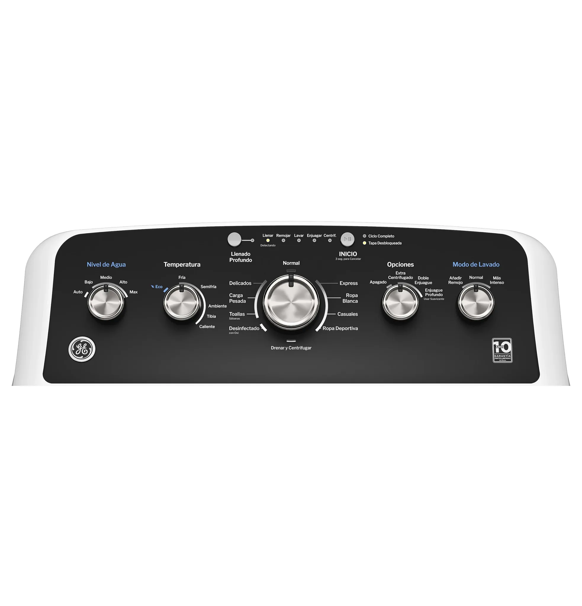 Ge 485 Series White Top Load Washer