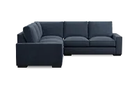 Edgewater Elevation Dark Blue Small Two-arm Sectional