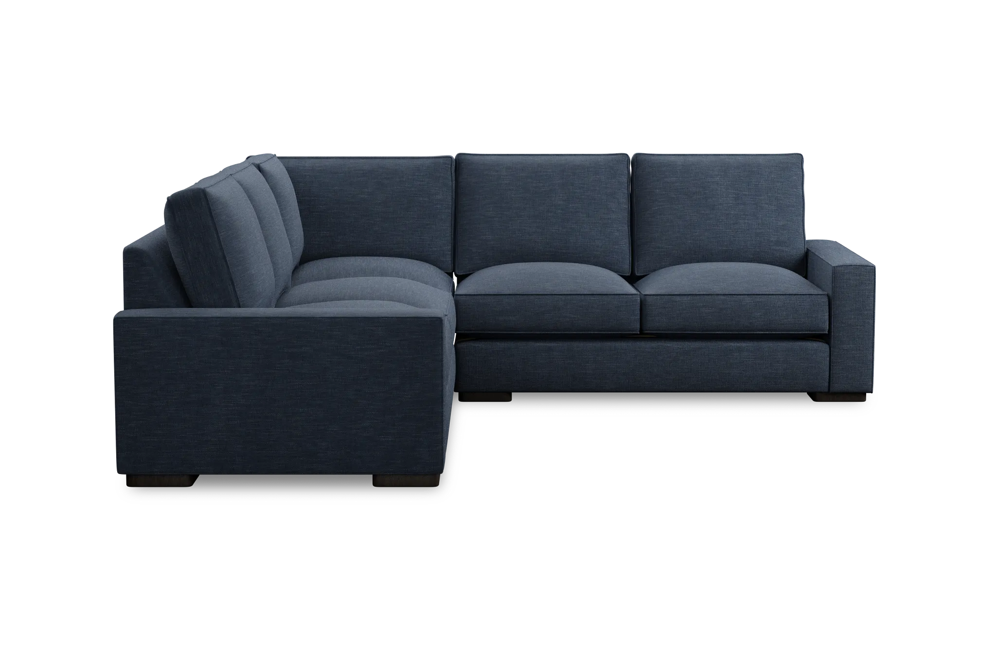 Edgewater Elevation Dark Blue Small Two-arm Sectional