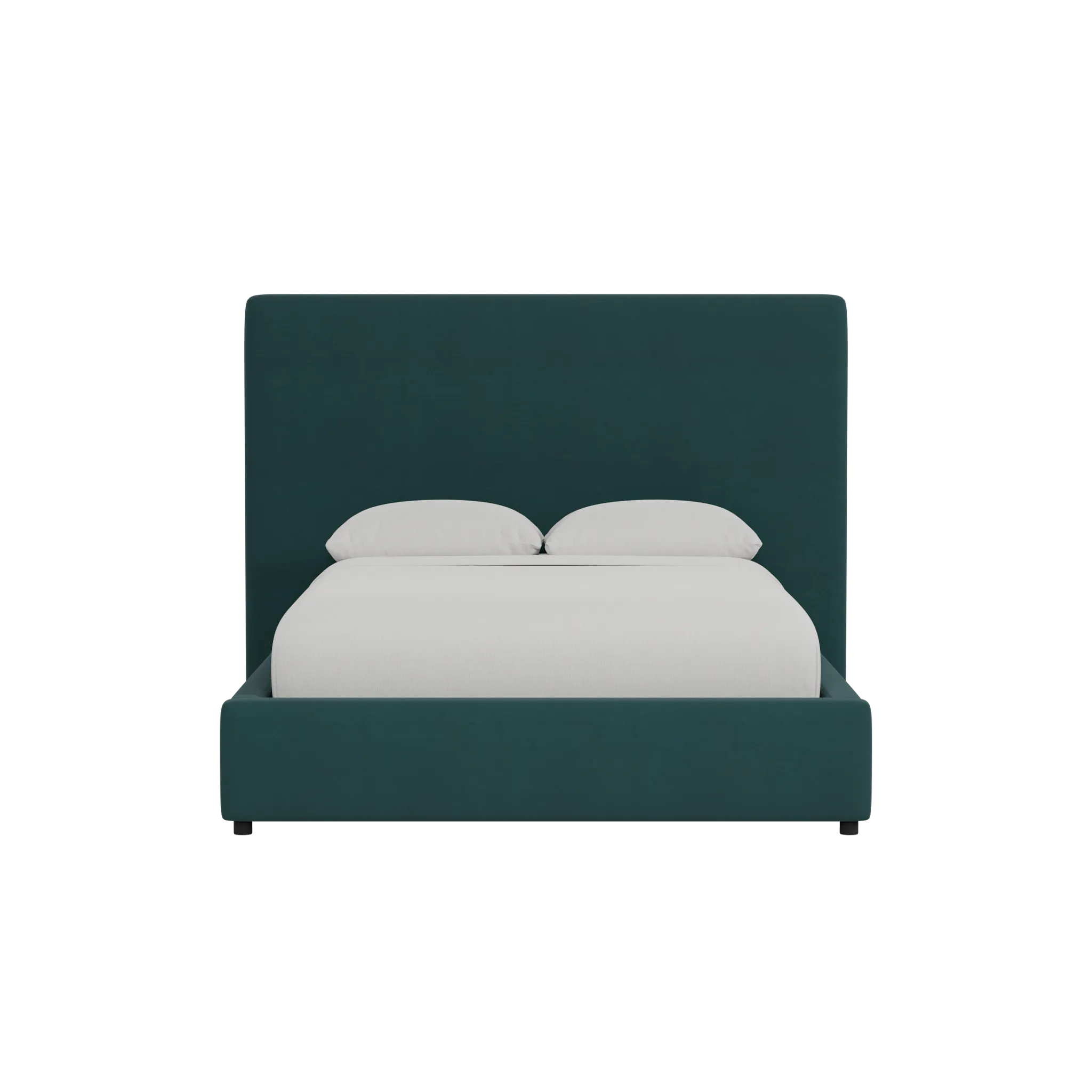 Grayton Joya Green 54" Upholstered Platform Bed