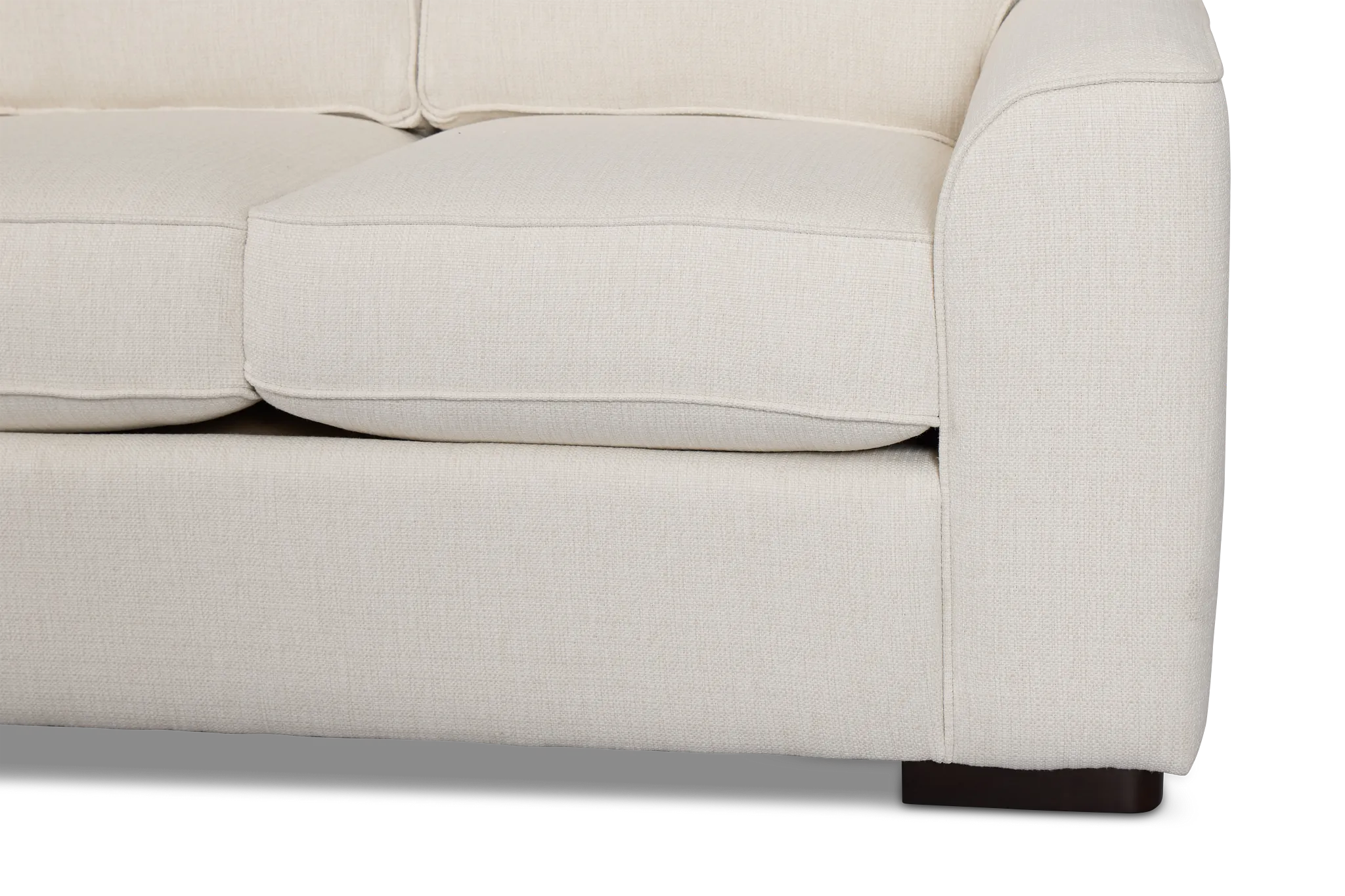Sinclair Light Beige Fabric Sofa