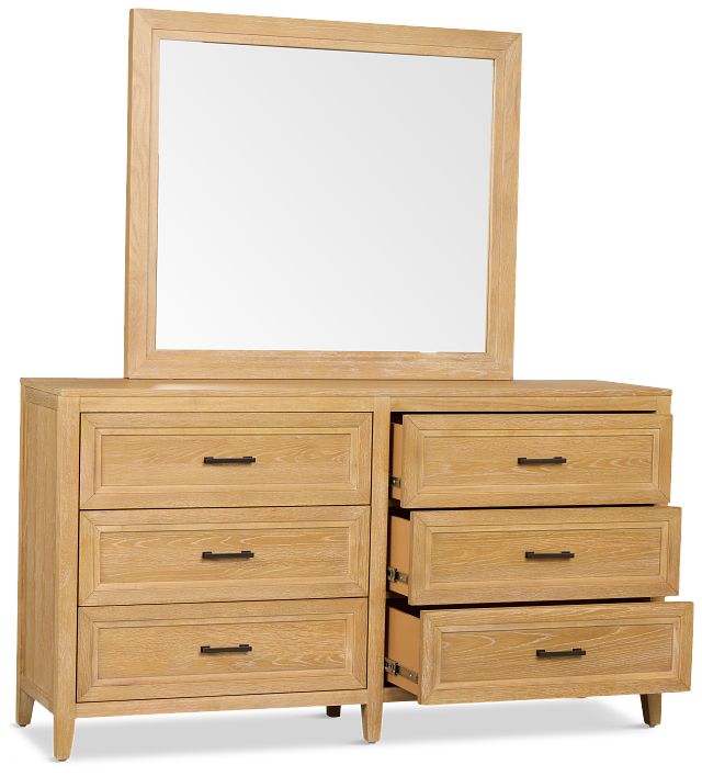 Nantucket Light Tone Dresser & Mirror
