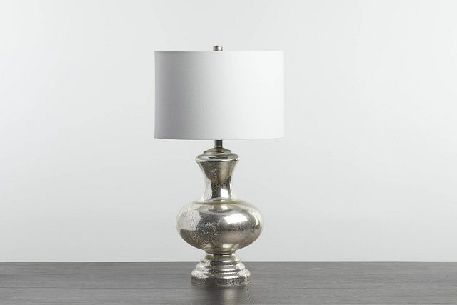 Suki Silver Glass Table Lamp