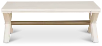 Brookside White Coffee Table