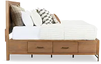 Provo Mid Tone Panel Storage Bed