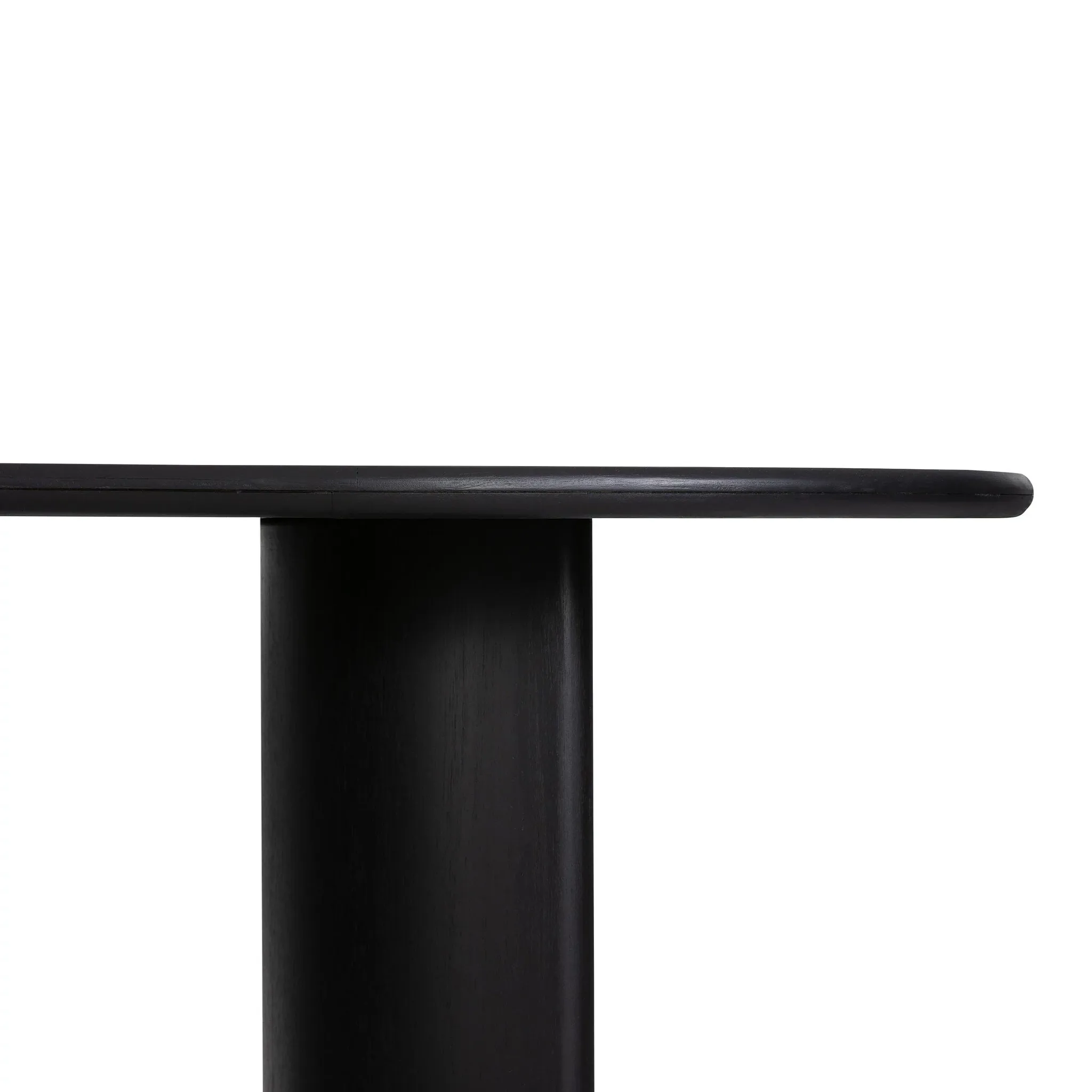 Paloa Black Oval Table
