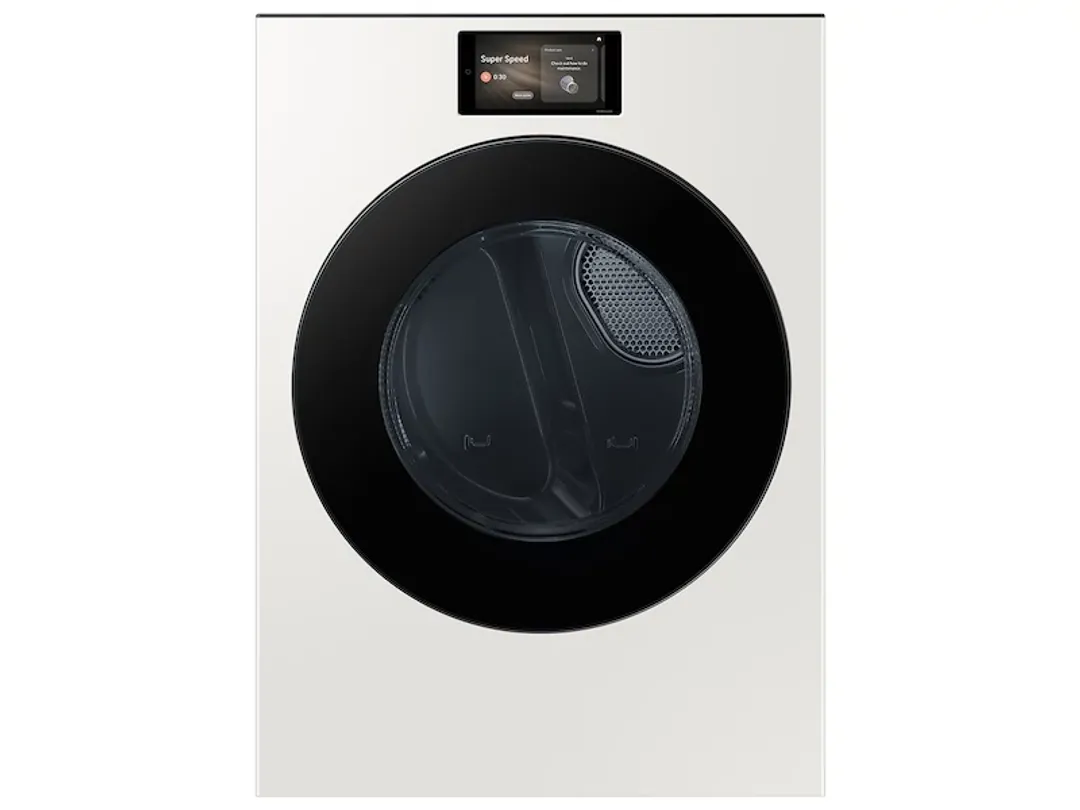 Samsung Bespoke Series Ivory Front Load Gas Dryer