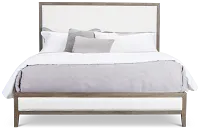 Alden Gray Uph Platform Bed