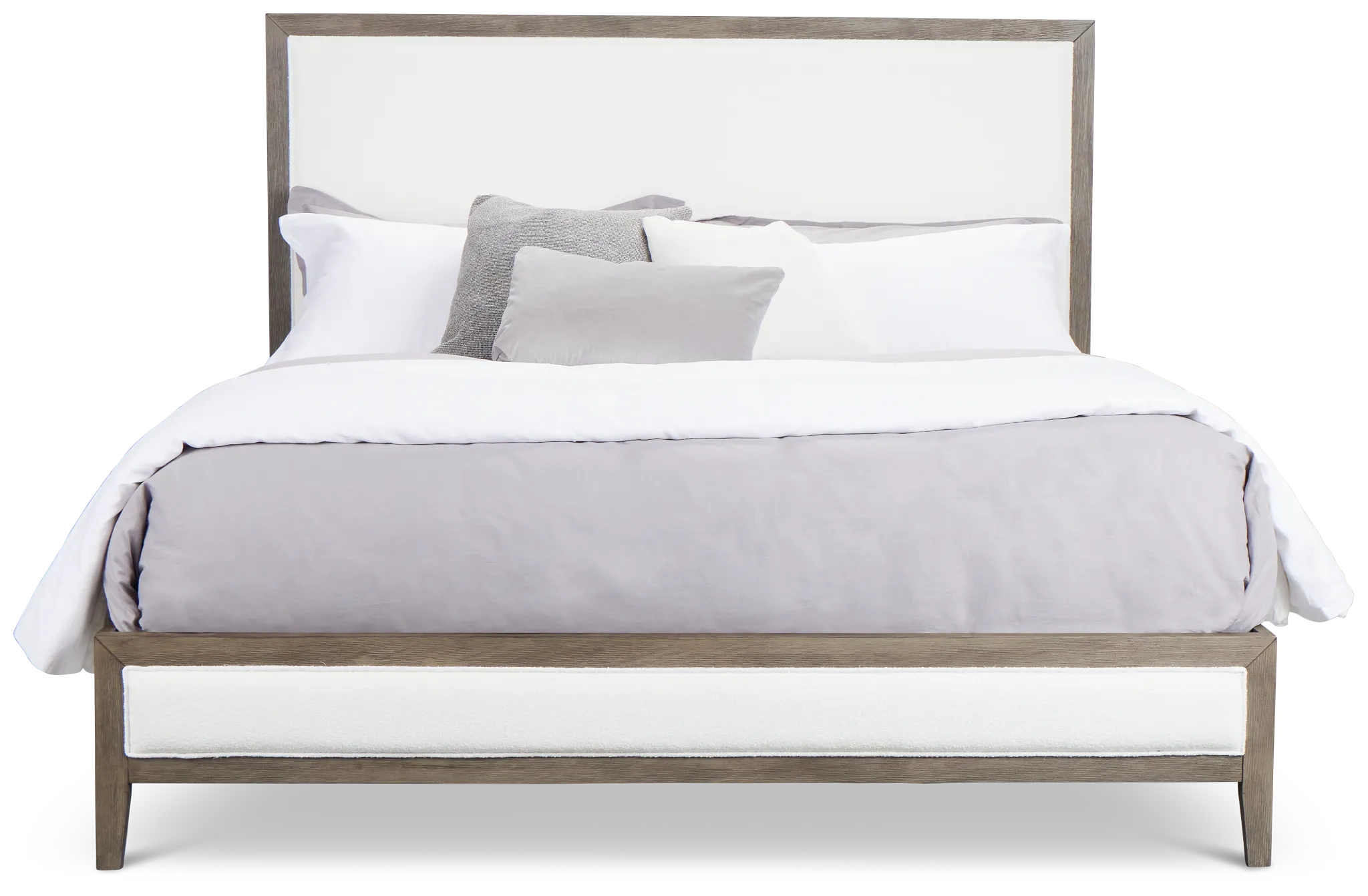 Alden Gray Uph Platform Bed