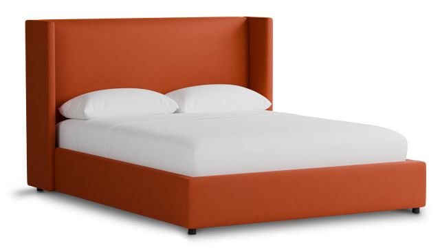 Captiva Joya Orange 48" Upholstered Shelter Bed