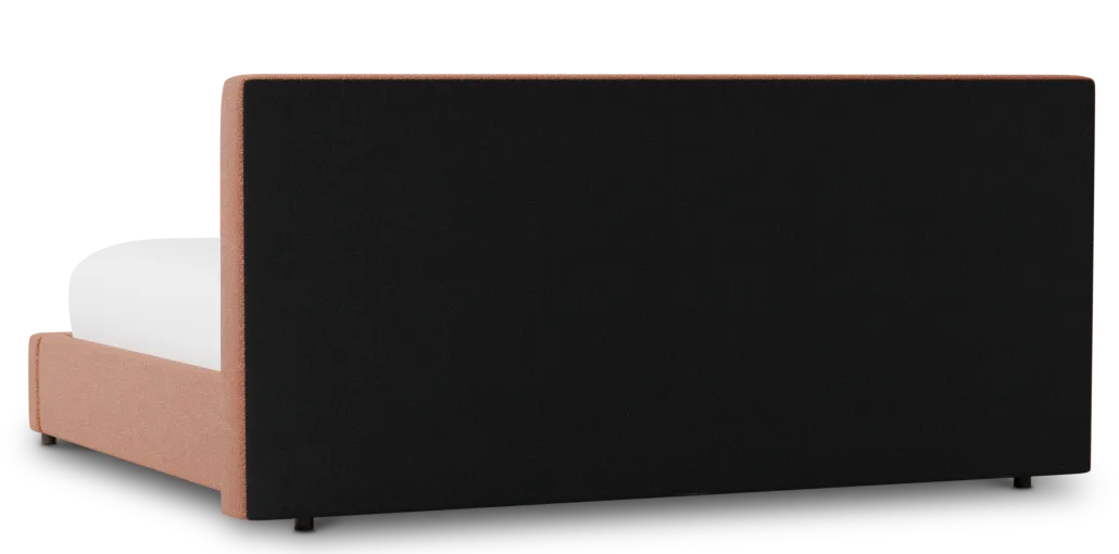 Grayton Sutton Orange 44" Upholstered Platform Bed