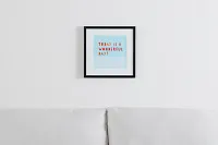 Wonder Multicolored Framed Wall Art