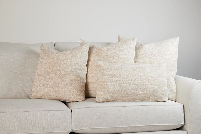 Baxter Taupe 24" Accent Pillow