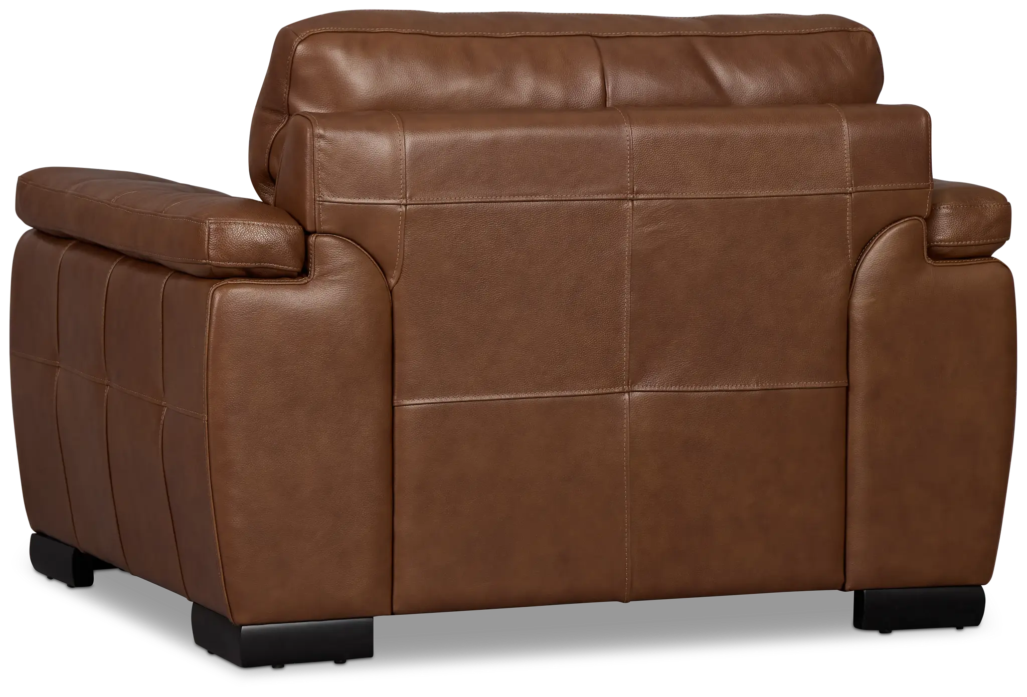 Braden Medium Brown Leather Chair Braden Medium Brown Leather Chair