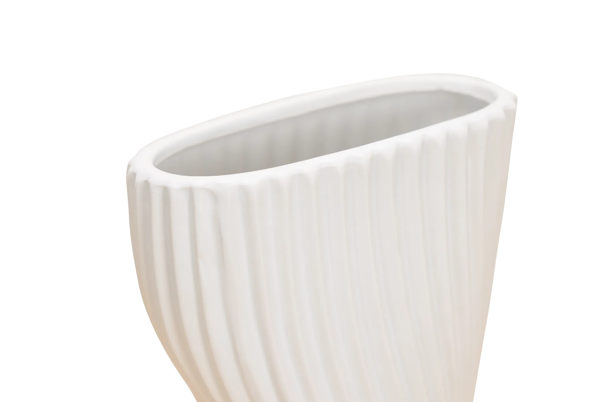 Euri White Large Vase