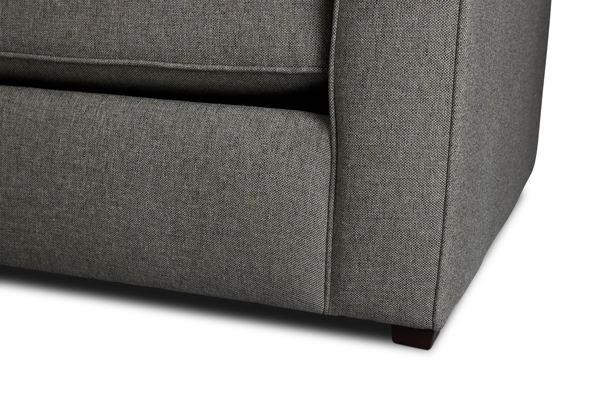 Asheville Brown Cool Mfoam Two-arm Right Memory Foam Sleeper Sectional