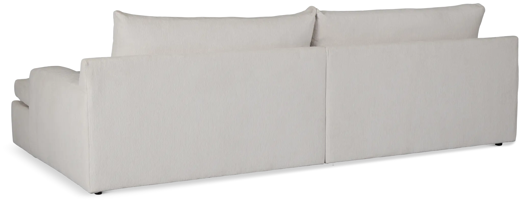 Stella Ivory Fabric Double Chaise Sectional Stella Ivory Fabric Double Chaise Sectional